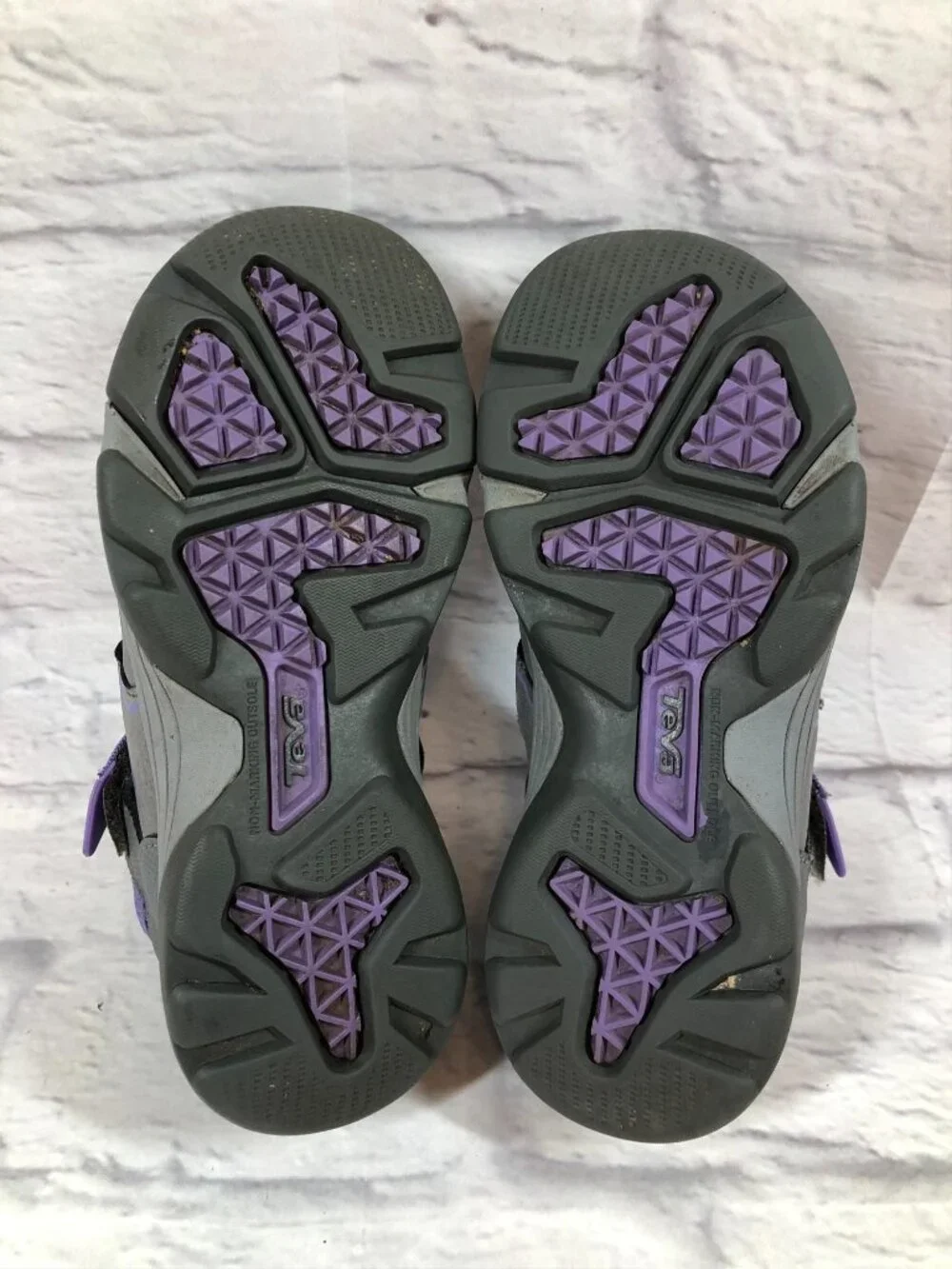 TEVA Girls 2 Rollick Lavender/Gray Water Sport Sandals Shoes